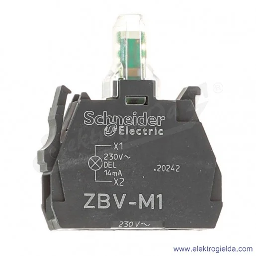 Moduł świetlny ZBVM1 230VAC, biały LED Moduł świetlny ZBVM1 230VAC, biały LED