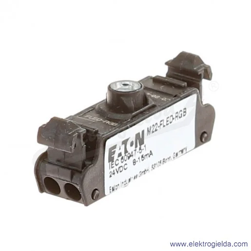 Moduł LED 180800, M22-FLED-RGB LED RGB 24VDC, zielony+czerwony+niebieski, montaż czołowy Moduł LED 180800, M22-FLED-RGB LED RGB 24VDC, zielony+czerwony+niebieski, montaż czołowy