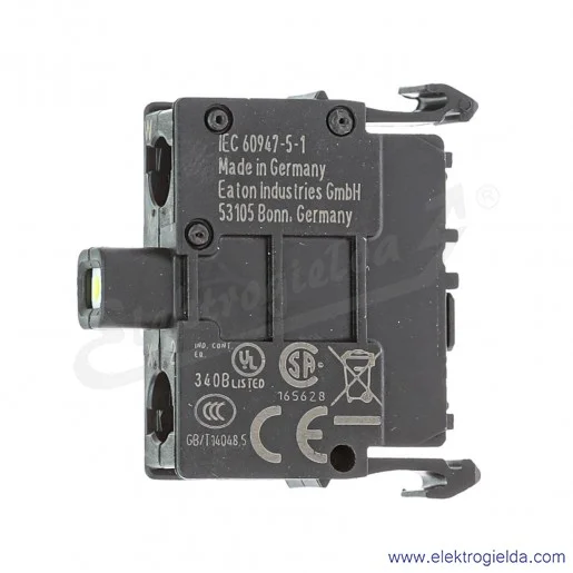 Moduł podświetlający 216566, M22-LEDC230-W biały LED, 85..264VAC, do kasety Moduł podświetlający 216566, M22-LEDC230-W biały LED, 85..264VAC, do kasety