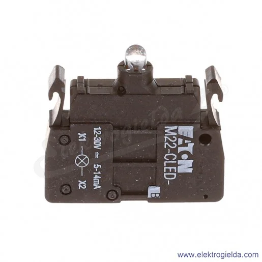 Blok podświetlający 218061, M22-CLED-B, niebieski LED, 12..30VAC/DC, montaż czołowy Blok podświetlający 218061, M22-CLED-B, niebieski LED, 12..30VAC/DC, montaż czołowy