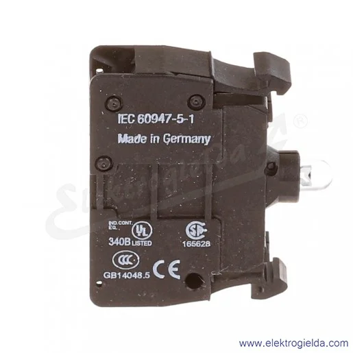 Blok podświetlający 218061, M22-CLED-B, niebieski LED, 12..30VAC/DC, montaż czołowy Blok podświetlający 218061, M22-CLED-B, niebieski LED, 12..30VAC/DC, montaż czołowy