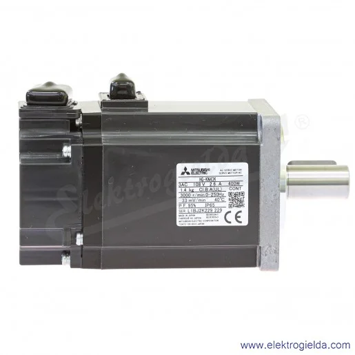 Silnik servo 282635 HG-KN43K Servomotor HG-KN, 400W 1.3 Nm max 3.8Nm, rowek wpustowy Silnik servo 282635 HG-KN43K Servomotor HG-KN, 400W 1.3 Nm max 3.8Nm, rowek wpustowy