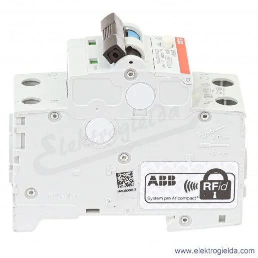 Wyłącznik różnicowo-nadprądowy 2CSR255180R1105, DS201 B10 A30, 2P, 10A, B 0,03A, typ A Wyłącznik różnicowo-nadprądowy 2CSR255180R1105, DS201 B10 A30, 2P, 10A, B 0,03A, typ A