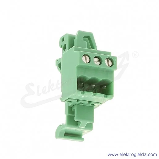 Wtyk szyny nośnej 1788127, UMSTBVK 2,5/3-G-5,08, 2.5mm2, 12A, 3P, zaciski śrubowe Wtyk szyny nośnej 1788127, UMSTBVK 2,5/3-G-5,08, 2.5mm2, 12A, 3P, zaciski śrubowe