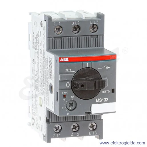 Wyłącznik silnikowy MS132-16 Termomagnetyczny 10-16A 3P 7.5kW Wyłącznik silnikowy MS132-16 Termomagnetyczny 10-16A 3P 7.5kW