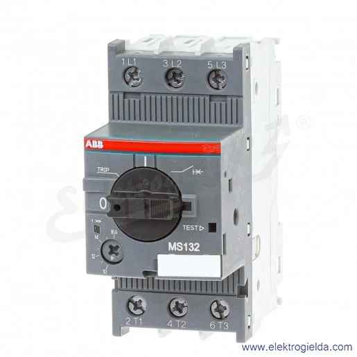 Wyłącznik silnikowy MS132-16 Termomagnetyczny 10-16A 3P 7.5kW Wyłącznik silnikowy MS132-16 Termomagnetyczny 10-16A 3P 7.5kW