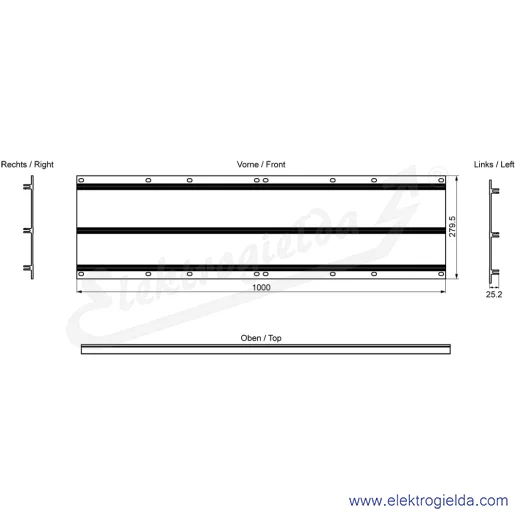 Rysunek wymiarowy Rysunek wymiarowy