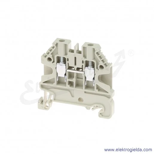 Złączka przelotowa 58.503.0055.0, WT 2,5 jednotorowa, szara, szerokość 5mm, montaż TS-35 Złączka przelotowa 58.503.0055.0, WT 2,5 jednotorowa, szara, szerokość 5mm, montaż TS-35