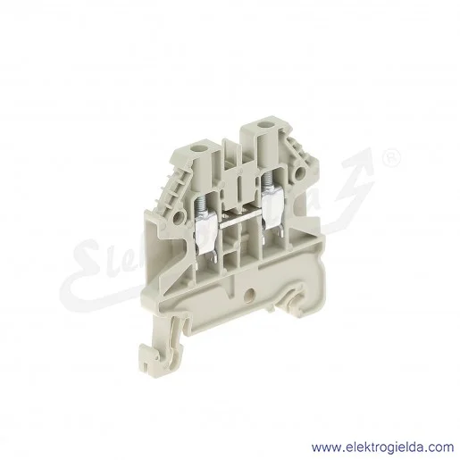 Złączka przelotowa 58.503.0055.0, WT 2,5 jednotorowa, szara, szerokość 5mm, montaż TS-35 Złączka przelotowa 58.503.0055.0, WT 2,5 jednotorowa, szara, szerokość 5mm, montaż TS-35