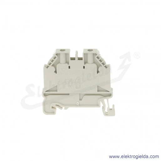 Złączka przelotowa 58.503.0055.0, WT 2,5 jednotorowa, szara, szerokość 5mm, montaż TS-35 Złączka przelotowa 58.503.0055.0, WT 2,5 jednotorowa, szara, szerokość 5mm, montaż TS-35