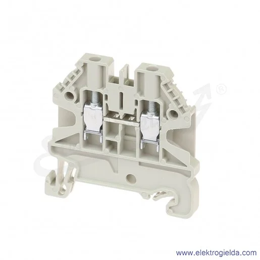 Złączka przelotowa 58.503.0055.0, WT 2,5 jednotorowa, szara, szerokość 5mm, montaż TS-35 Złączka przelotowa 58.503.0055.0, WT 2,5 jednotorowa, szara, szerokość 5mm, montaż TS-35