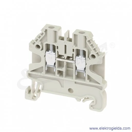 Złączka przelotowa 58.503.0055.0, WT 2,5 jednotorowa, szara, szerokość 5mm, montaż TS-35 Złączka przelotowa 58.503.0055.0, WT 2,5 jednotorowa, szara, szerokość 5mm, montaż TS-35