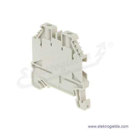 Złączka przelotowa 58.503.0055.0, WT 2,5 jednotorowa, szara, szerokość 5mm, montaż TS-35 Złączka przelotowa 58.503.0055.0, WT 2,5 jednotorowa, szara, szerokość 5mm, montaż TS-35