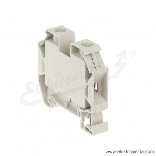 Złączka przelotowa WT 16, 16mm2, szara, szerokość 12mm, montaż TS-35 Złączka przelotowa WT 16, 16mm2, szara, szerokość 12mm, montaż TS-35