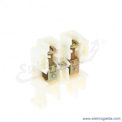 Złączka szynowa 12601312, ZUG 1-16,0 T-601, szara, śrubowa, 16mm2, 76A, 800V Złączka szynowa 12601312, ZUG 1-16,0 T-601, szara, śrubowa, 16mm2, 76A, 800V