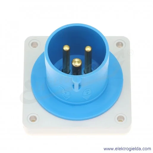 Wtyczka tablicowa odbiornikowa 3x16A L+N+PE Wtyczka tablicowa odbiornikowa 3x16A L+N+PE