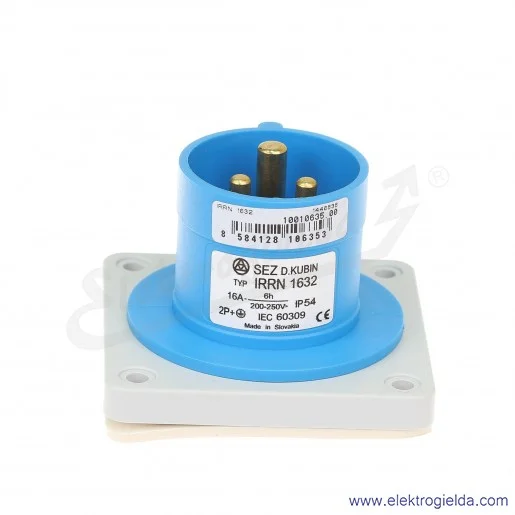 Wtyczka tablicowa odbiornikowa 3x16A L+N+PE Wtyczka tablicowa odbiornikowa 3x16A L+N+PE