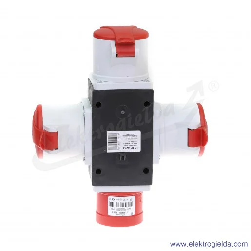 Odgałęźnik ROP 3253 3-fazowy wejście 1x32A 5P/ wyjście 3x32A 5P IP44 Odgałęźnik ROP 3253 3-fazowy wejście 1x32A 5P/ wyjście 3x32A 5P IP44
