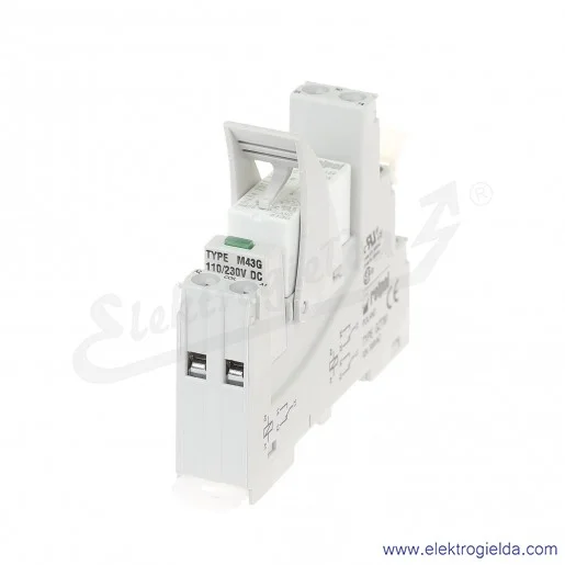 Przekaźnik interfejsowy PI84-110VDC-M43G 2P 110VDC moduł LD zielony Przekaźnik interfejsowy PI84-110VDC-M43G 2P 110VDC moduł LD zielony