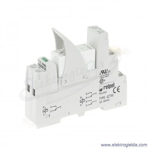 Przekaźnik interfejsowy PI84-110VDC-M43G 2P 110VDC moduł LD zielony Przekaźnik interfejsowy PI84-110VDC-M43G 2P 110VDC moduł LD zielony