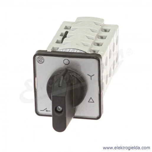 Łącznik krzywkowy pulpitowy S16JD9551 A6 16A 0-Y-D 3P IP40 Łącznik krzywkowy pulpitowy S16JD9551 A6 16A 0-Y-D 3P IP40