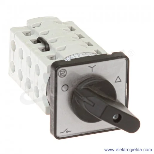 Łącznik krzywkowy pulpitowy S10JD9551 V6 10A 0-Y-D 3P IP40 Łącznik krzywkowy pulpitowy S10JD9551 V6 10A 0-Y-D 3P IP40