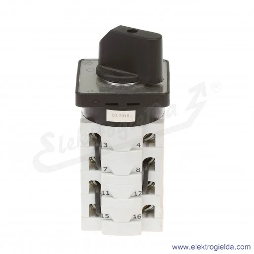 Łącznik krzywkowy pulpitowy S10JD9551 V6 10A 0-Y-D 3P IP40 Łącznik krzywkowy pulpitowy S10JD9551 V6 10A 0-Y-D 3P IP40