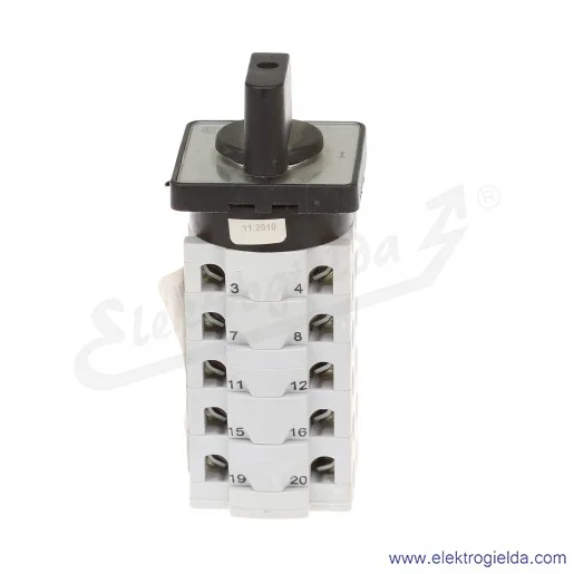 Łącznik krzywkowy pulpitowy S10JD2205 A4 10A 0-1-2 5P IP40 Łącznik krzywkowy pulpitowy S10JD2205 A4 10A 0-1-2 5P IP40