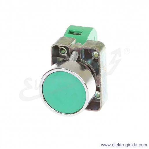 Przycisk kompletny A87-0015, N-527/Kz-X, zielony, 1 zwierny Przycisk kompletny A87-0015, N-527/Kz-X, zielony, 1 zwierny