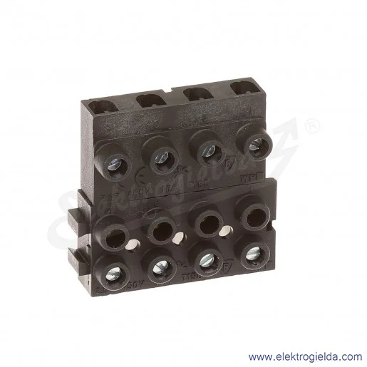 Złaczka z wtyczką i gniazdem 4-torowa czarna GP2.5+WP2.5 Komplet Złaczka z wtyczką i gniazdem 4-torowa czarna GP2.5+WP2.5 Komplet