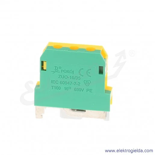 Złączka ochronna A11-5E3Z, ZUO 16/35, żółto-zielona, 16mm2 Złączka ochronna A11-5E3Z, ZUO 16/35, żółto-zielona, 16mm2