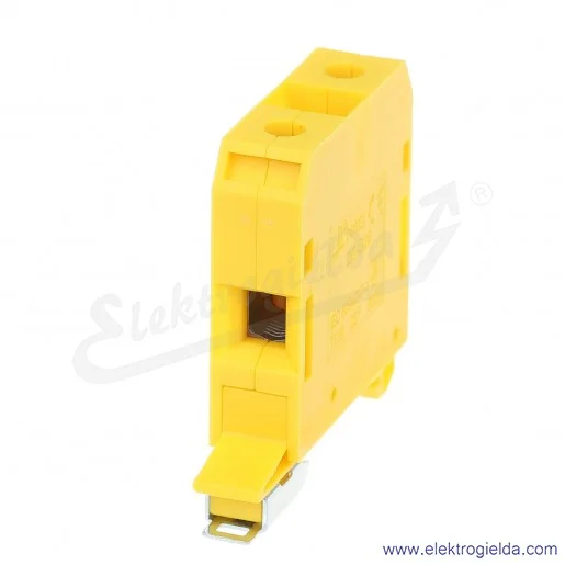 Złączka jednotorowa A11-1531, ZG G 25/TS 35, żółta, 25mm2 Złączka jednotorowa A11-1531, ZG G 25/TS 35, żółta, 25mm2