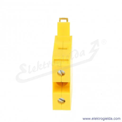 Złączka jednotorowa A11-1531, ZG G 25/TS 35, żółta, 25mm2 Złączka jednotorowa A11-1531, ZG G 25/TS 35, żółta, 25mm2