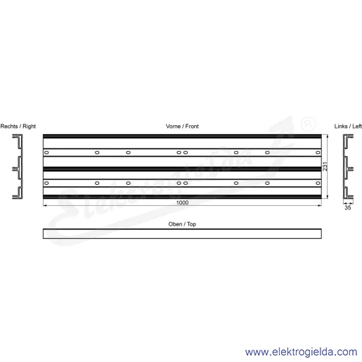 Rysunek wymiarowy Rysunek wymiarowy