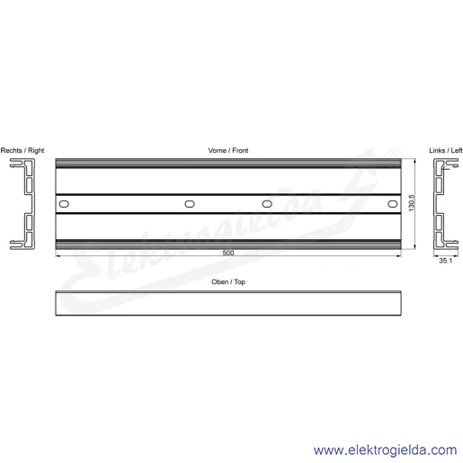 Rysunek wymiarowy Rysunek wymiarowy