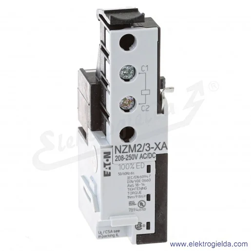 Wyzwalacz wzrostowy 259763, NZM2/3-XA208-240AC/DC, do N1 i NZm1 Wyzwalacz wzrostowy 259763, NZM2/3-XA208-240AC/DC, do N1 i NZm1