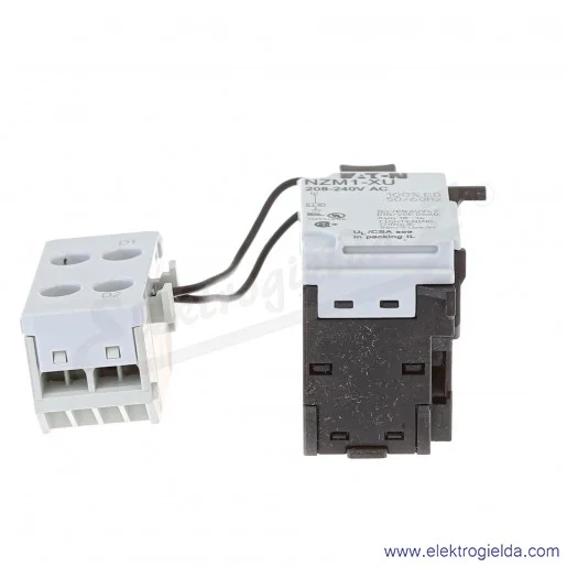 Wyzwalacz zanikowy 259442, NZM1-XU208-240 VAC, podnapięciowy Wyzwalacz zanikowy 259442, NZM1-XU208-240 VAC, podnapięciowy