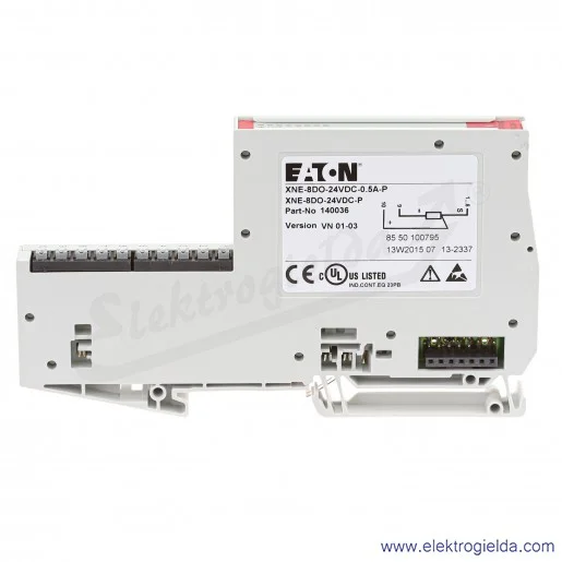 Moduł wyjść cyfrowych 140036, XNE-8DO-24VDC-0,5A-P, 8 wyjść, 24VDC Moduł wyjść cyfrowych 140036, XNE-8DO-24VDC-0,5A-P, 8 wyjść, 24VDC