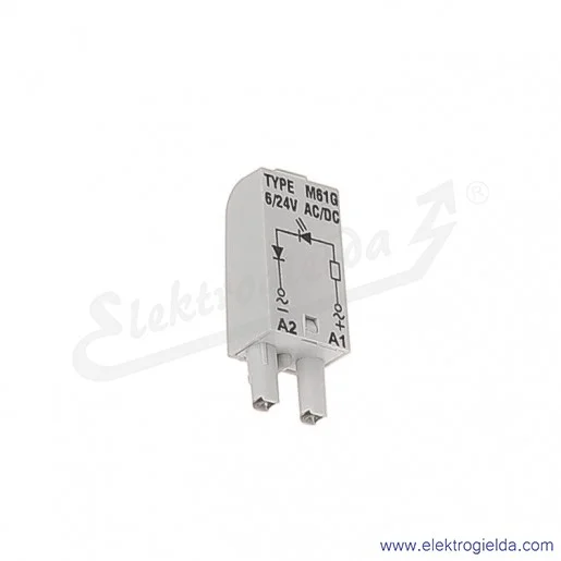Moduł sygnalizacyjny L M61G 6/24V AC/DC Dioda LED zielony Moduł sygnalizacyjny L M61G 6/24V AC/DC Dioda LED zielony