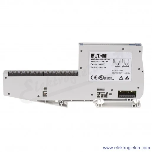 Moduł wejść analogowych 140037, XNE-8AI-U/I-4PT/NI, 8 wejść, 24VDC Moduł wejść analogowych 140037, XNE-8AI-U/I-4PT/NI, 8 wejść, 24VDC