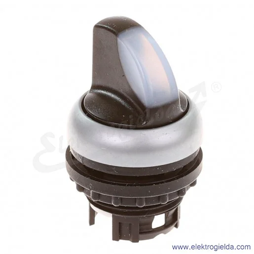 Napęd przełącznika 216843, M22-WRLK3-W, piórkowy biały, 3 położeniowy 1-0-2, z podświetleniem, stabilny Napęd przełącznika 216843, M22-WRLK3-W, piórkowy biały, 3 położeniowy 1-0-2, z podświetleniem, stabilny