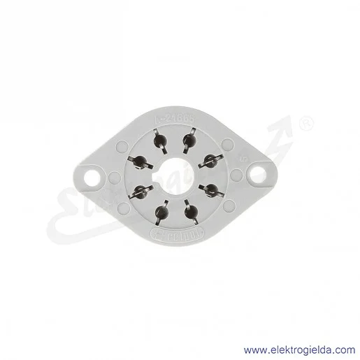 Gniazdo przekaźnika 592067 GOP8-01 do R15 2P do lutowania Gniazdo przekaźnika 592067 GOP8-01 do R15 2P do lutowania