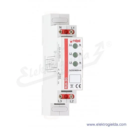Lampka kontrolna trójfazowa 863030 RLK-3G LED 3 x zielony 230..400VAC Lampka kontrolna trójfazowa 863030 RLK-3G LED 3 x zielony 230..400VAC