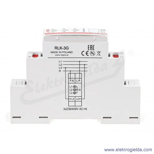 Lampka kontrolna trójfazowa 863030 RLK-3G LED 3 x zielony 230..400VAC Lampka kontrolna trójfazowa 863030 RLK-3G LED 3 x zielony 230..400VAC