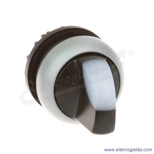 Napęd przełącznika 284393, M22-WLKV-W, biały, piórkowy, 2 położeniowy, podświetlany, samopowrotny, IP66 Napęd przełącznika 284393, M22-WLKV-W, biały, piórkowy, 2 położeniowy, podświetlany, samopowrotny, IP66