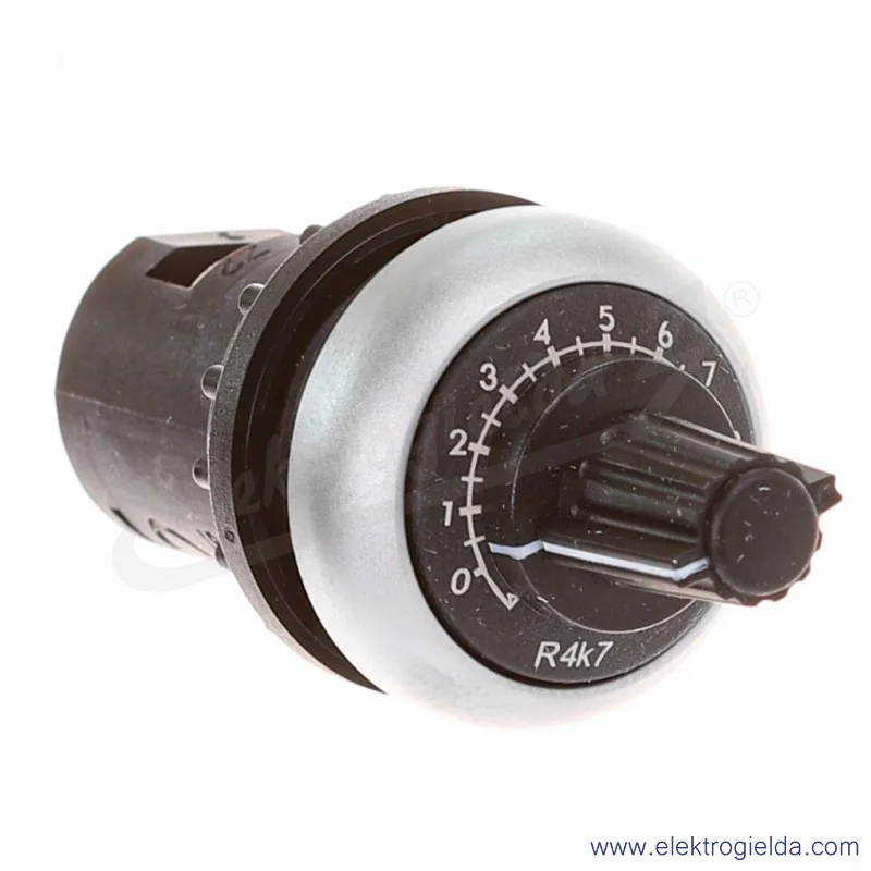 Potencjometr 229490, M22-R4K7, 4.7kOhm, 0.5W, 22mm, IP66 Potencjometr 229490, M22-R4K7, 4.7kOhm, 0.5W, 22mm, IP66
