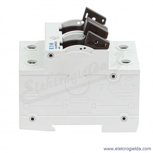 Podstawa rozłącznika 248233, Z-SLS/NEOZ/2, 2P, max 63A, bez wtyków bezpiecznikowych, do wkładek D02 Podstawa rozłącznika 248233, Z-SLS/NEOZ/2, 2P, max 63A, bez wtyków bezpiecznikowych, do wkładek D02