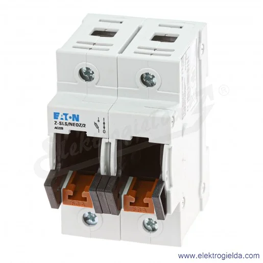 Podstawa rozłącznika 248233, Z-SLS/NEOZ/2, 2P, max 63A, bez wtyków bezpiecznikowych, do wkładek D02 Podstawa rozłącznika 248233, Z-SLS/NEOZ/2, 2P, max 63A, bez wtyków bezpiecznikowych, do wkładek D02