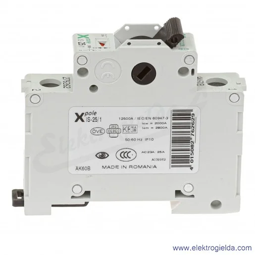 Rozłącznik modułowy 276262, IS-25/1, 1P, 1NO, 25A, IP40 Rozłącznik modułowy 276262, IS-25/1, 1P, 1NO, 25A, IP40