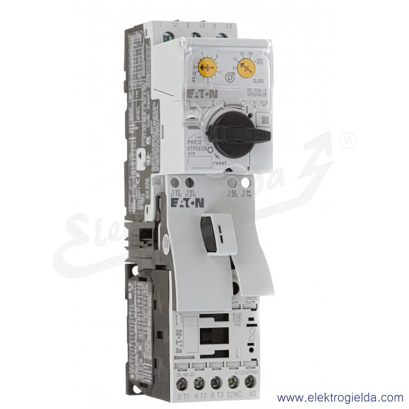 Zestaw rozruchowy 121755, MSC-DEA-12-M7, 24VDC, 3kW, 6A montaż szyna TS-35 Zestaw rozruchowy 121755, MSC-DEA-12-M7, 24VDC, 3kW, 6A montaż szyna TS-35